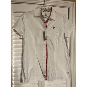 Super fun Thomas Dean Women's Texas Tech Short sleeve shirt. Large.